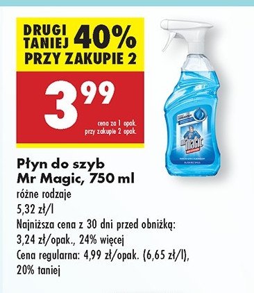 Płyn do szyb antypara Mr magic promocja w Biedronka