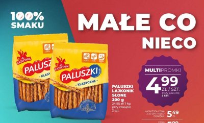 Paluszki Lajkonik słone klasyczne 200 g promocja w Duży Ben