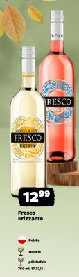Wino musujące Fresco Frizzante promocja w Netto