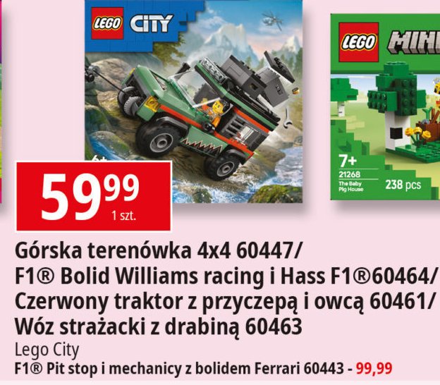 Klocki 60463 Lego city promocja w Leclerc