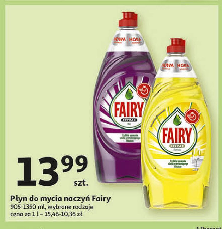 Płyn do mycia naczyń citrus Fairy extra+ promocja