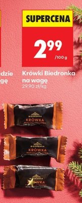 Krówki na wagę promocja w Biedronka