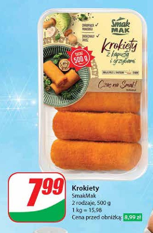 Krokiety z kapustą i grzybami Smak mak promocja