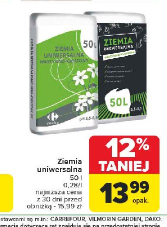 Ziemia uniwersalna promocja w Carrefour