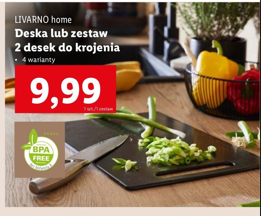 Deska do krojenia LIVARNO HOME promocja w Lidl