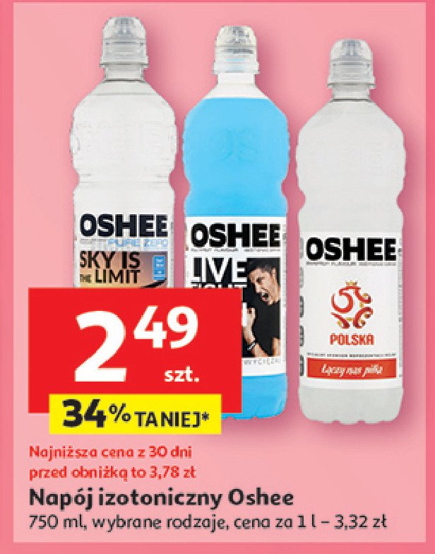 Nap贸j zero Oshee pure promocja
