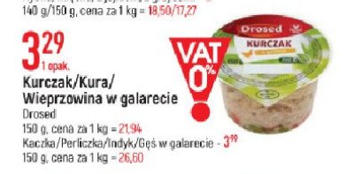 Kura w galarecie Drosed promocja