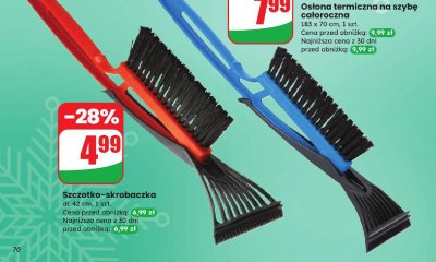 Szczotka-skrobaczka, 42 cm promocja w Dino