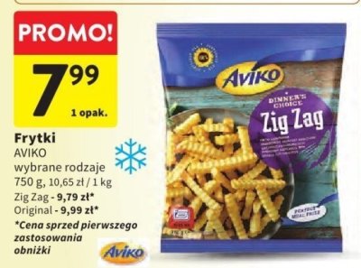 Frytki Aviko wybrane rodzaje promocja w Intermarche