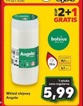 Wk艂ad olejowy 170 g/55 h Angela promocja