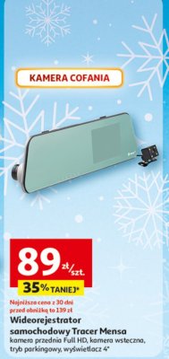 Wideorejestrator samochodowy Tracer Mensa promocja w Auchan