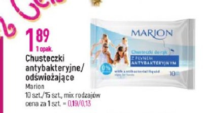 Chusteczki odświeżające Marion promocja