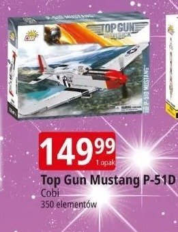 Klocki Top Gun Mustang P-51D promocja w Leclerc