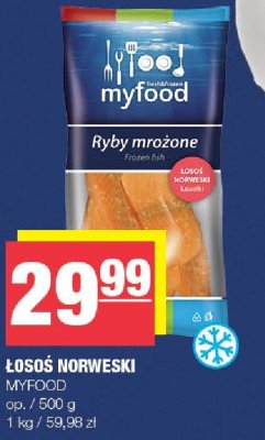 Łosoś norweski MyFood promocja w SPAR