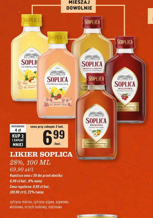 Wódka Soplica cytryna-pigwa promocja