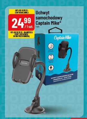 Uchwyt samochodowy Captain Mike promocja w POLOmarket