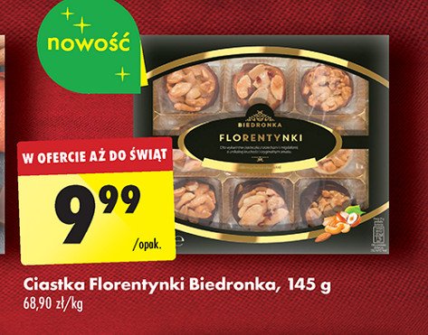 Ciastka florentynki Biedronka promocja w Biedronka