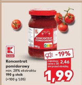 Koncentrat pomidorowy K-classic promocja