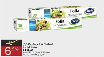 Folia do żywności 30 m box promocja w Wafelek