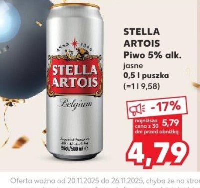 Piwo 5% promocja w Kaufland