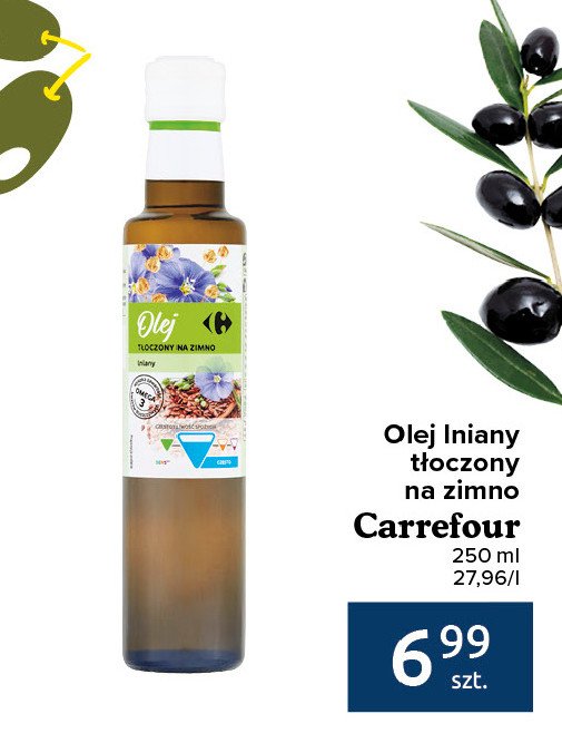 Olej lniany Carrefour promocja