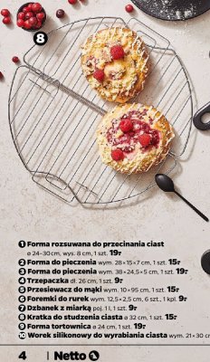 Kratka do studzenia ciasta ø 32 cm promocja w Netto