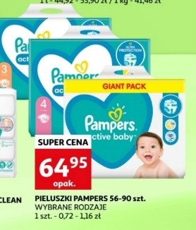 Pieluszki dla dzieci mini 2 Pampers active baby promocja