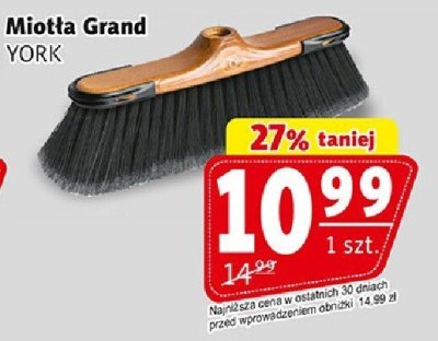 Miotła Grand York promocja w Prim Market