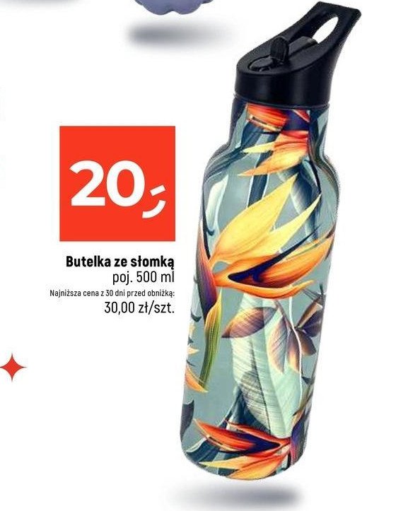 Butelka ze słomką 500 ml promocja