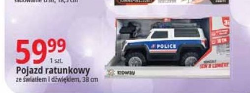 Pojazd ratunkowy 38 cm Kidway promocja