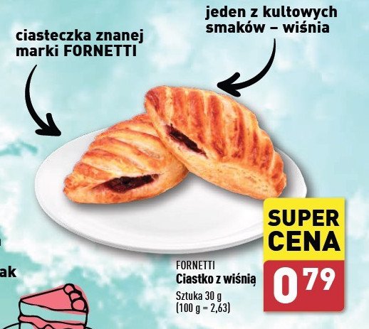 Ciastko z wiśnią FORNETTI promocja