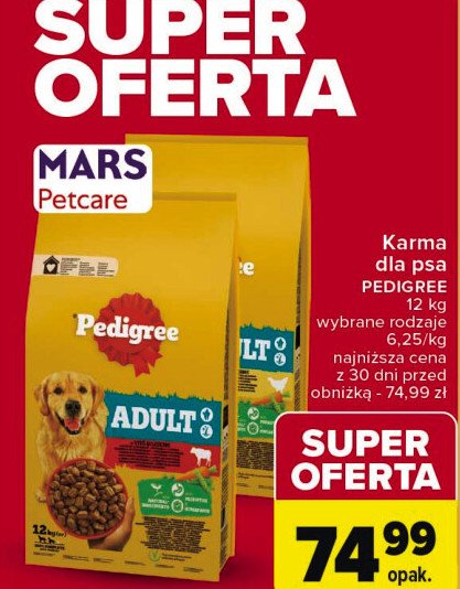 Karma dla psa kurczak Pedigree promocja