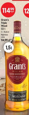 Whisky Grant's Triple Wood 1,5l promocja w Żabka