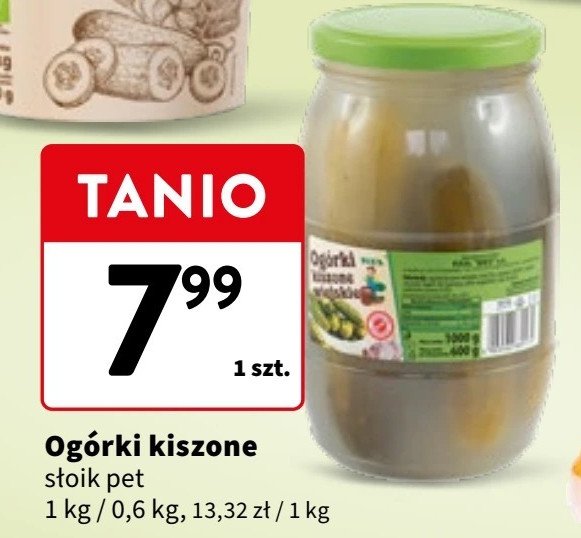 Ogórki kiszone Bies promocja