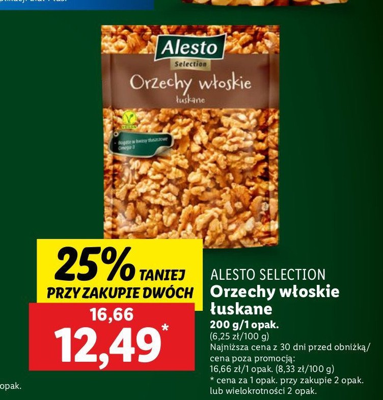 Orzechy włoskie Alesto promocja