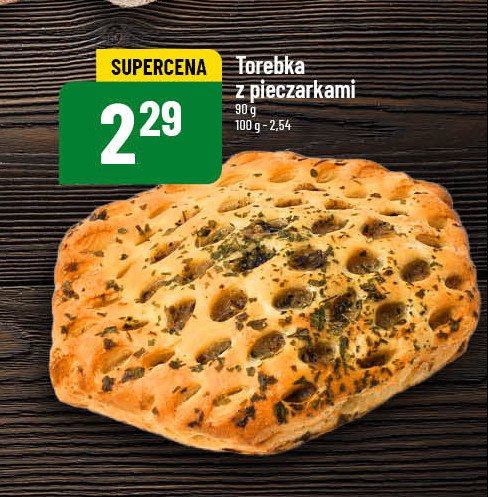 Torebka z pieczarkami promocja