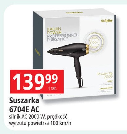 Suszarka 6704e Babyliss promocja