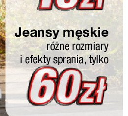 Spodnie jeans męskie promocja