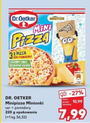 Minipizza Minionki ser + pomidory promocja w Kaufland