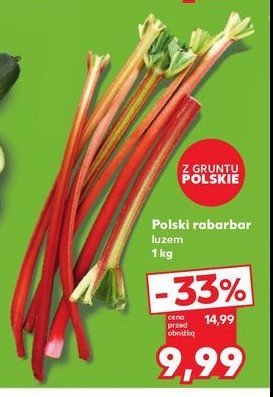 Rabarbar polska promocja w Kaufland