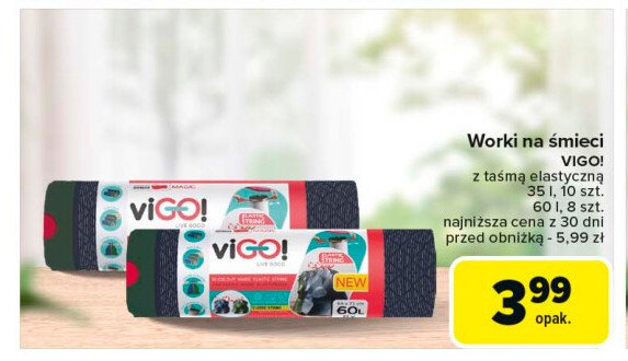 Worki na smieci 60 l Vigo! promocja