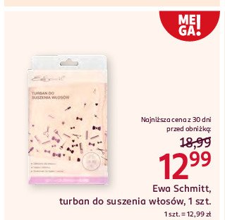 Turban do suszenia włosów Ewa schmitt promocja w Rossmann