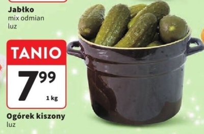 Ogórek kiszony promocja w Intermarche