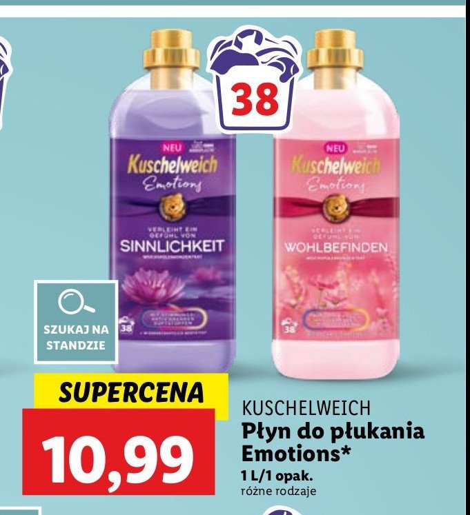 Płyn do płukania sinnlichkeit Kuschelweich promocja