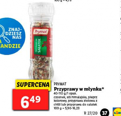 Pieprz kolorowy - m艂ynek Prymat promocja