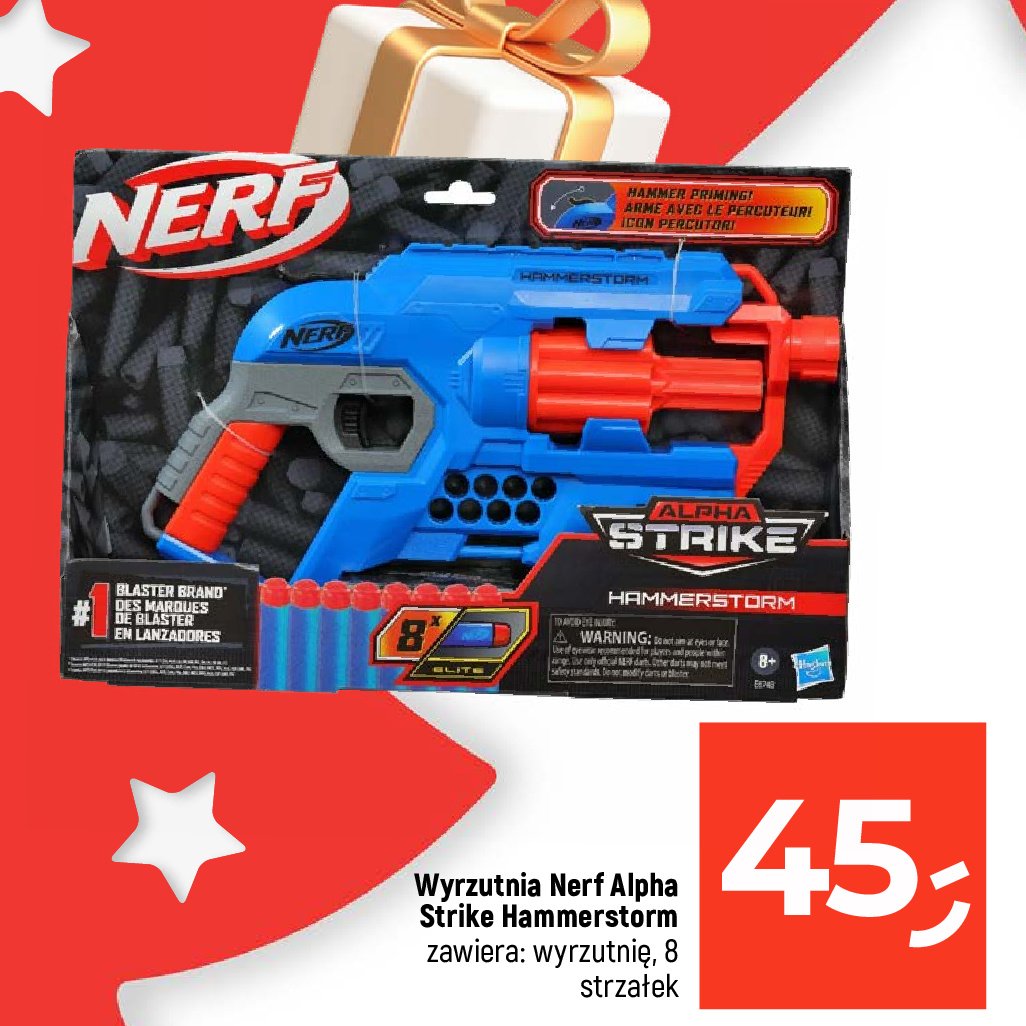 Wyrzutnia alpha strike Nerf promocja