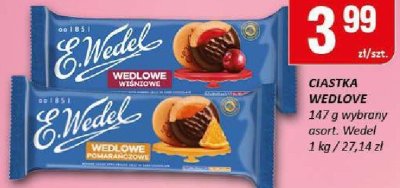 Ciastka wedlowe E.Wedel promocja w Chorten