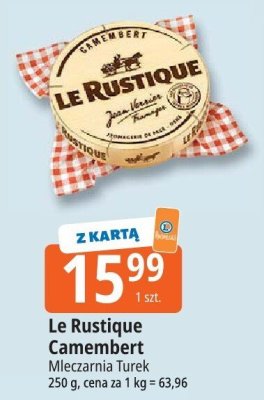 Ser Camembert Le Rustique Mleczarnia Turek promocja w Leclerc