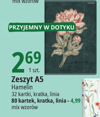 Zeszyt oxford a5/ 32 k kratka Hamelin promocja