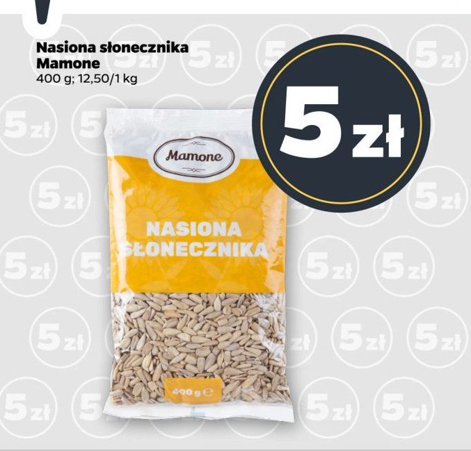 Nasiona słonecznika Mamone promocja w Netto